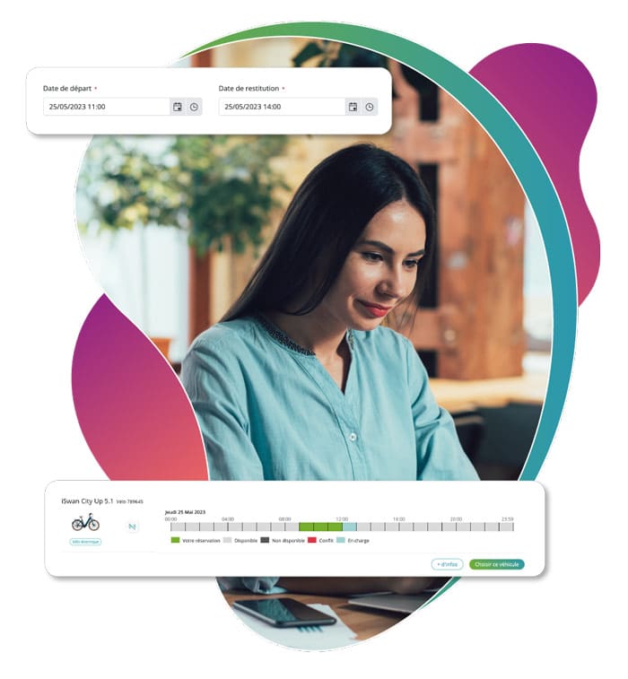 Vélopartage plateforme de réservation