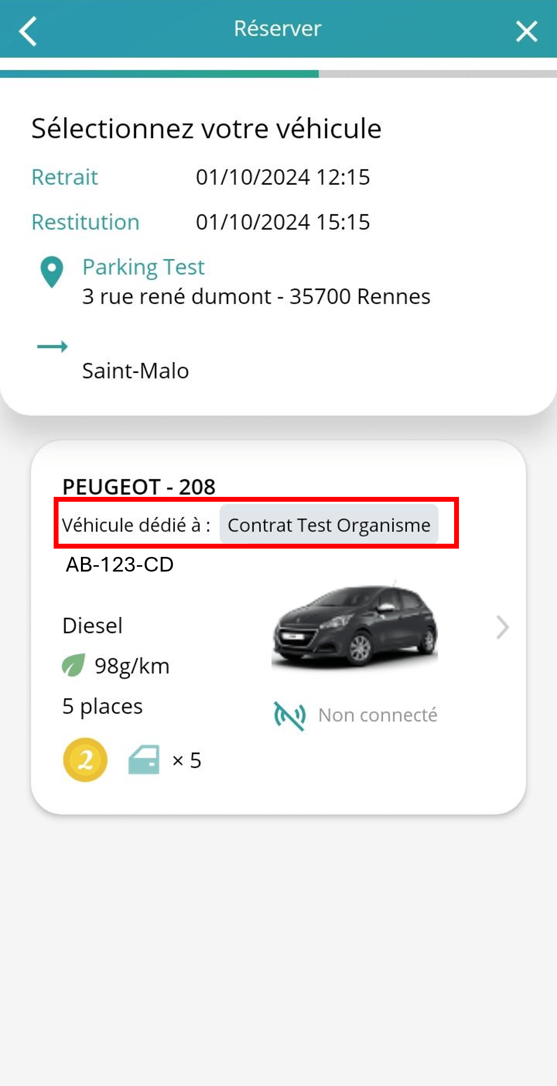 Contrat limité