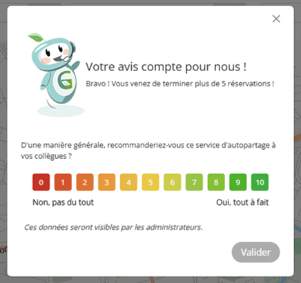 NPS Critères de recherche de véhicules