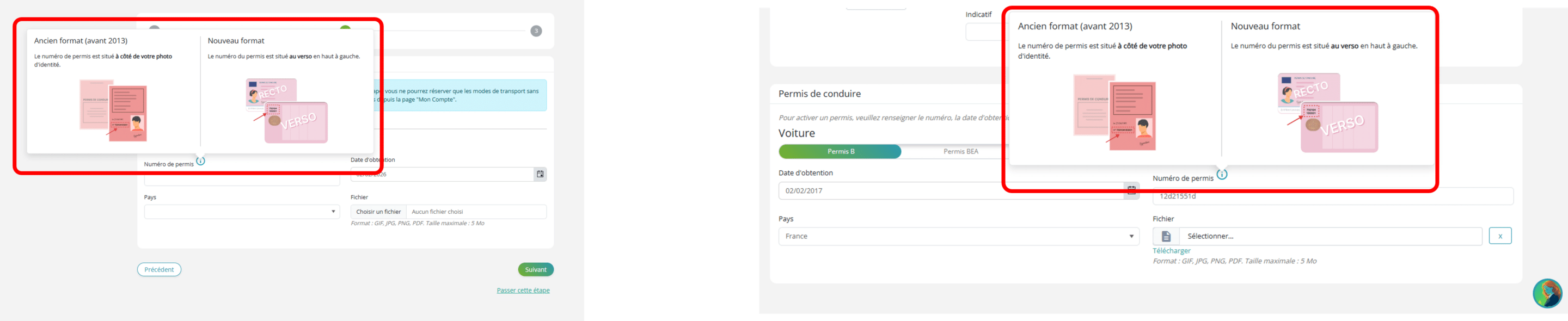 information permis