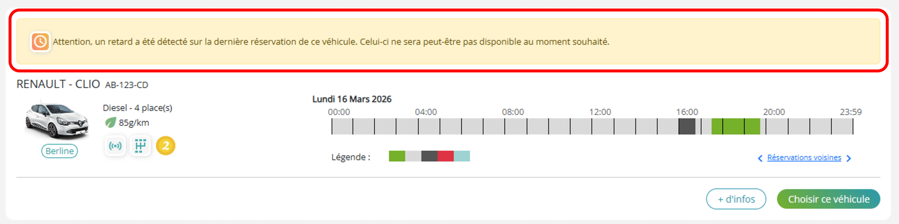 resa en retard