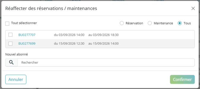 Réaffectation 1